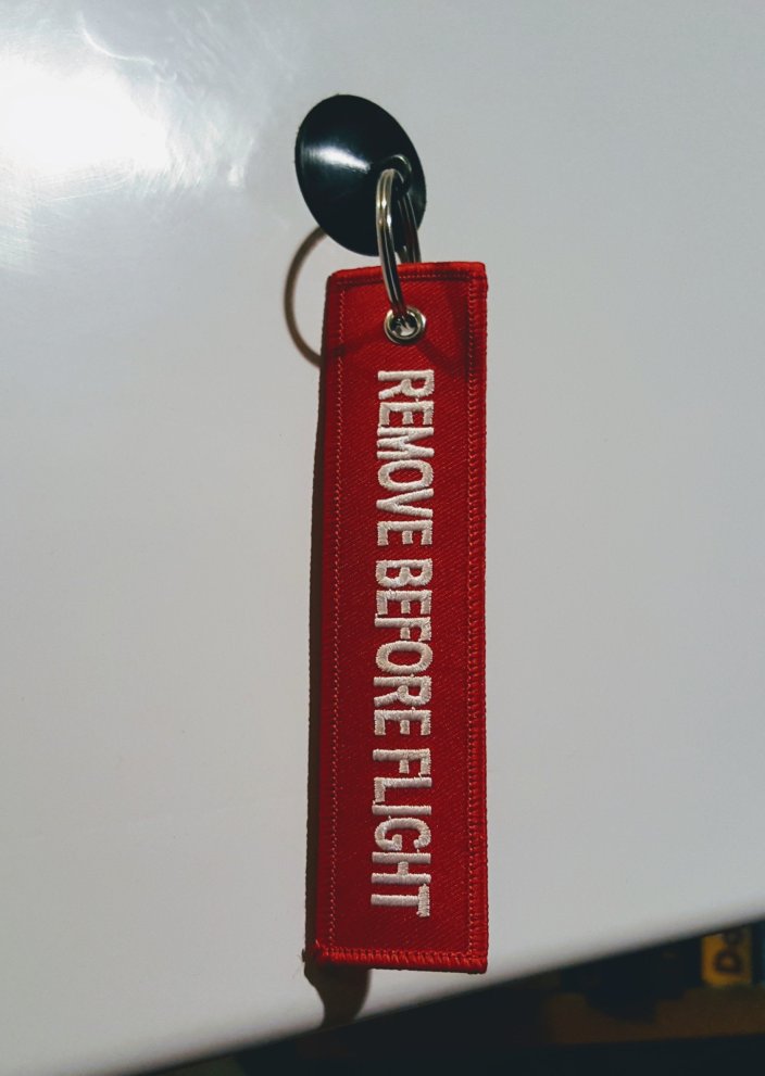 Remove before flight in static port